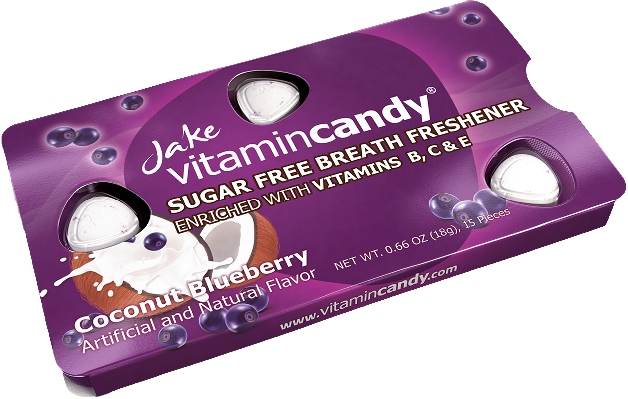Jake Vitamincandy product - Coconut Blueberry